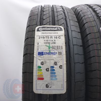 2. Opony 215/75 R16C 4x CONTINENTAL 116/114R VanContact Ultra Letnie 2023 