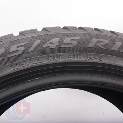 5. Opony 225/45 R17 2x PIRELLI 91H Sottozero 3 Winter Zimowe 2019 6,8mm