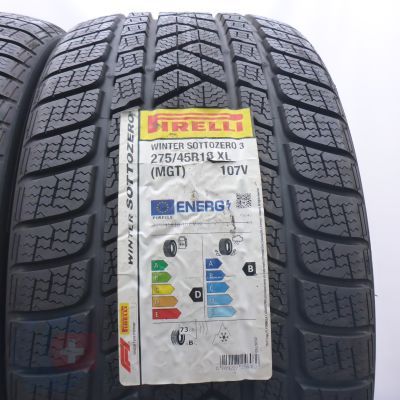 2. Opony 275/45 R18 2x PIRELLI 107V XL Winter Sottozero 3 MGT Zimowe 2021