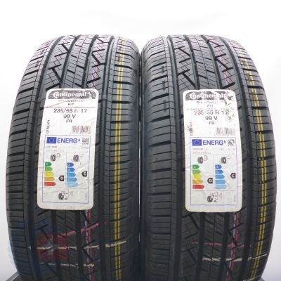 3. Opony 235/55 R17 4x CONTINENTAL 99V CrossContact H/T M+S Letnie 2023 