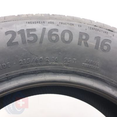 7. Opony 215/60 R16 2x CONTINENTAL 95V XL EcoContact 6 SEAL Letnie 2023