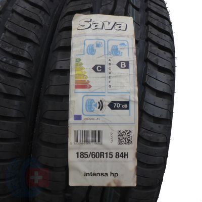 2. 2 x SAVA 185/60 R15 84H Intensa HP Lato 2018 Jak Nowe Nieużywane 