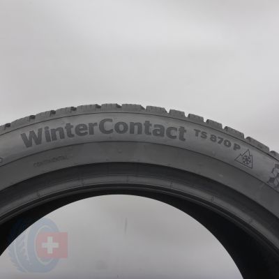 6. Opony 245/45 R18 2x CONTINENTAL 100V XL WinterContact TS 870 P Zimowa 2021 7.8-8mm