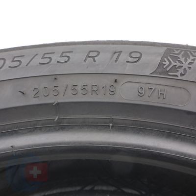 5. Opony 205/55 R19 2x MICHELIN 97H XL Alpin7 Zimowe 2024 6,9mm