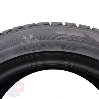 6. Opony 195/55 R15 2 x DAYTON 85H DW 510 Evo Zimowe 2016 Nieużywane