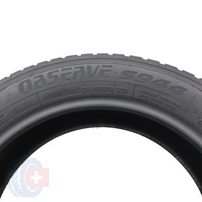 7. Opony 215/55 R18 4x TOYO 99V XL Observe S944 Zimowe 2021 Jak Nowe 7,8-8,8mm
