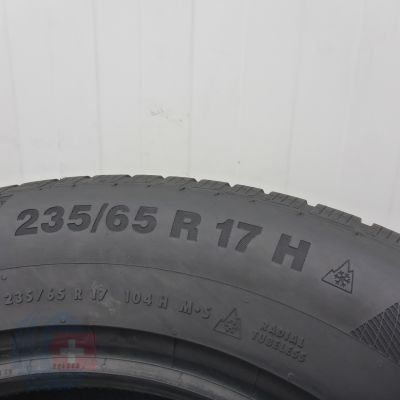 4. Opony 235/65 R17 2x CONTINENTAL 104H AO WinterContact Ts850P Zimowe 2021 6,8mm