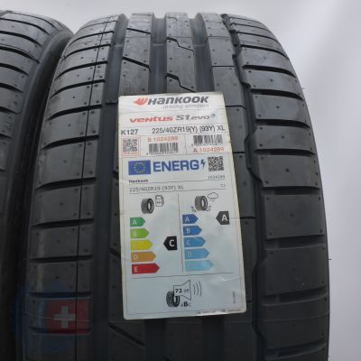 2. Opony 225/40 R19 2x HANKOOK 93Y XL Ventus S1 Evo3 Letnie 2022 