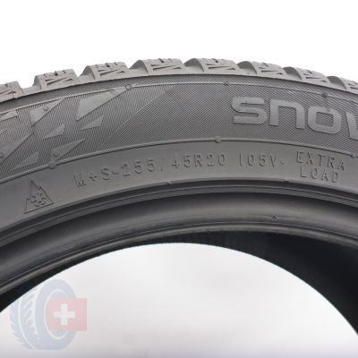 7. Opony 255/45 R20 4x NOKIAN 105V XL Snowproof 2 SUV Zimowe 2023 7,2-6,5mm