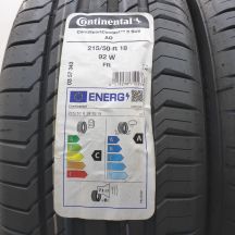 3. Opony 215/50 R18 4x CONTINENTAL 92W ContiSportContact 5 SUV A0 Letnie 2023