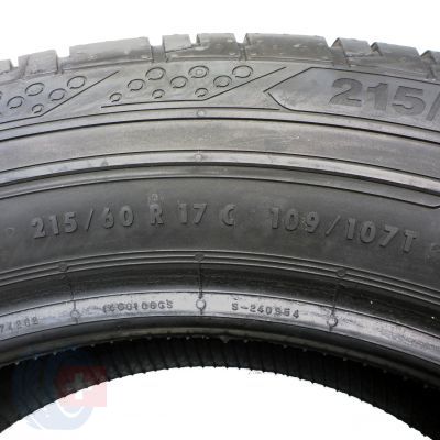 6. 4 CONTINENTAL 215/60 R17c 109/107T ContiVanContact 200 DOT19 LATO Jak Nowe