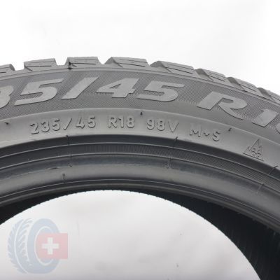 7. Opony 235/45 R18 2x PIRELLI 98V XL Winter Sottozero 3 PNCS T0 Zimowe 2025 7,8mm