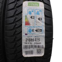 2. 4 x NOKIAN 215/65 R15 100H XL WR D3 Zima NIEUŻYWANE JAK NOWE 2017
