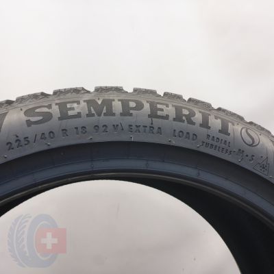 4. Opony 225/40 R18 2x SEMPERIT 92V XL Speed-Grip 5 Zimowe 2024 8,8mm
