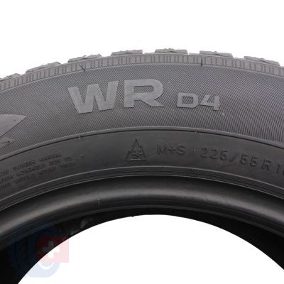 6. Opony 225/55 R16 2x NOKIAN 99H XL WR D4 Zimowe 2015 6,2mm