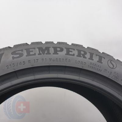 6. Opony 215/45 R17 4x SEMPERIT 91V XL Speed-Grip 5 Zimowe 2024,2025 7-7,2mm