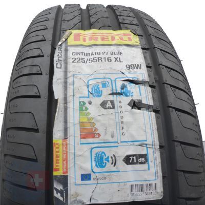 Opona 225/55 R16 1x PIRELLI 99W XL Cinturato P7 Letnia 2019 Jak Nowa 
