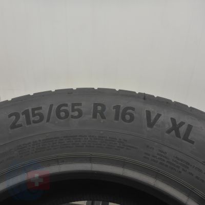 4. Opony 215/65 R16 2x CONTINENTAL 102V XL PremiumContact 7 Letnie 2024, 2026 7,2mm