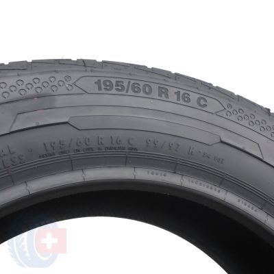 8. 4 x CONTINENTAL 195/60 R16 C 99/97H ContiVanContact 100 Lato 2020 