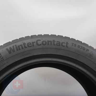 8. Opony 225/55 R18 4x CONTINENTAL 102V XL WinterContact TS870P Zimowe 2021 6,2-7mm