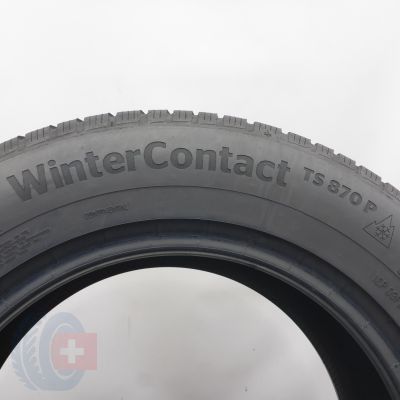 6. Opony 215/65 R16 2x CONTINENTAL 98H WinterContact TS870P Zimowe 2024 7,5-7,8mm