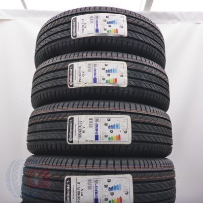 Opony 195/65 R15 2x CONTINENTAL 91V UltraContact Letnie 2022 