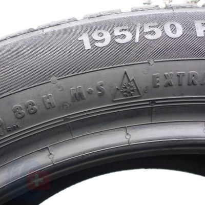 2. Opony 195/50 R16 4x CONTINENTAL 88H XL ContiWinterContact TS830P AO Zimowe 2018 Jak Nowe Nieużywane