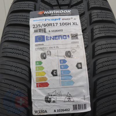 3. Opony 235/60 R17 4x HANKOOK 106H XL Winter I Cept evo 3X Zimowe 2025 