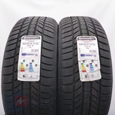 5. Opony 255/55 R19 4x CONTINENTAL 111V XL WinterContact TS870P Zimowe 2022 Nieużywane