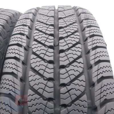 4. Opony 205/70 R15C 2x UNIROYAL 106/104R SnowMax 3 Zimowe 2020 Jak Nowe 10,2-10,4mm