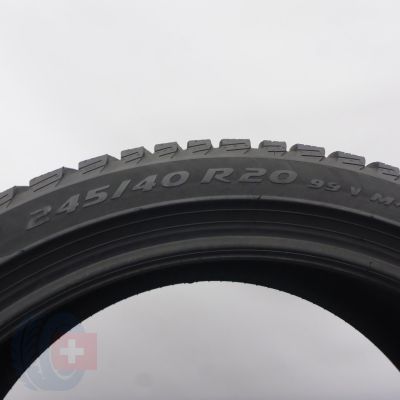 8. Opony 245/40 R20 2x PIRELL 99V XL Winter Sottozero 3 RFT Zimowe 2023 6,5mm 