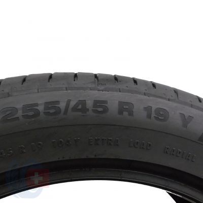 6. 2 x CONTINENTAL 255/45 R19 104Y XL ContiSportContact 5 A0 Lato 6.7mm