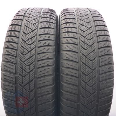 2. Opony 225/60 R18 4x PIRELLI 104H XL Winter Sottozero 3 BMW RFT Zimowe 2022 6,2-7mm