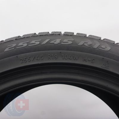 5. Opony 255/45 R19 2x PIRELLI 104W XL T1 Sottozero 3 Winter PNCS Zimowe 2024 6,8mm