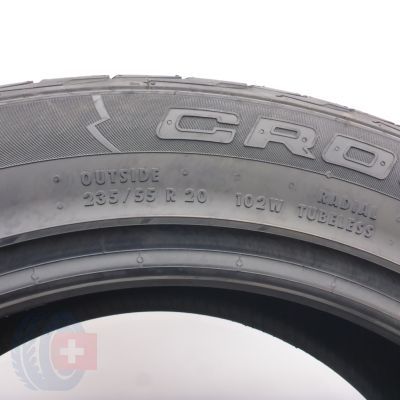6. Opony 235/55 R20 4x CONTINENTAL 102W CrossContact UHP Letnie 2022 