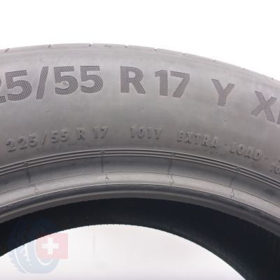 4. Opony 225/55 R17 2x CONTINENTAL 101Y XL PremiumContact 6 Letnie 2022 5,5-5,8mm