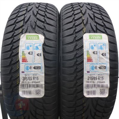 5. 4 x NOKIAN 215/65 R15 100H XL WR D3 Zima NIEUŻYWANE JAK NOWE 2017