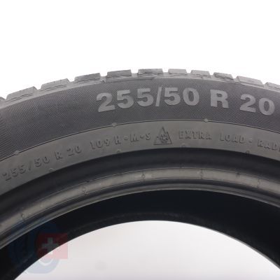 2. Opony 255/50 R20 4x CONTINENTAL 109H XL AO ContiWinterContact TS830P Zimowe 2018 6,5-7mm