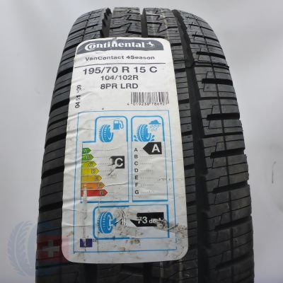 Opona 195/70 R15C 1x CONTINENTAL 104/102R VanContact 4Season Wielosezonowa 2020 Nieużywana