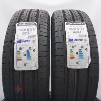 Opony 205/65 R15C 2x CONTINENTAL 102/100T VanContact Ultra Letnie 2022 