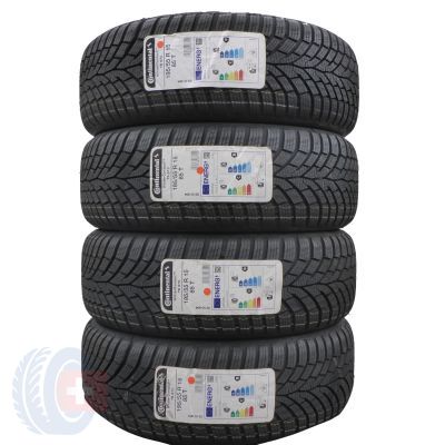Opony 195/55 R15 4x CONTINENTAL 85T WinterContact TS870 Zimowe 2022 Jak Nowe Nieużywane 