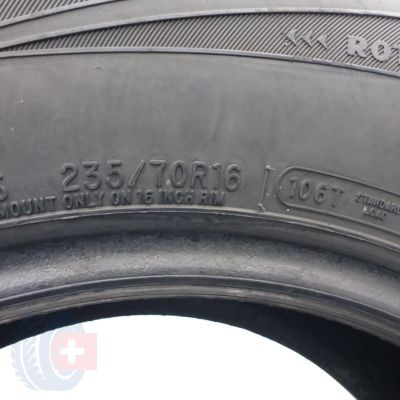 8. Opony 235/70 R16 4x COOPER 106T Weather-Master WSC Zimowe 2019 8,2mm