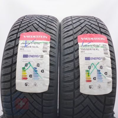 4. Opony 195/50 R16 4x VREDESTEIN 88H XL Wintrac Zimowe 2022 