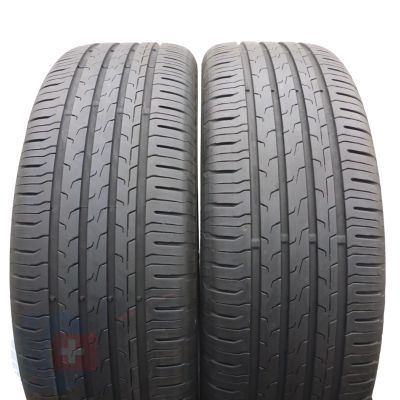 4. Opony 225/60 R18 4x CONTINENTAL 104V XL EcoContact 6 Letnie 2021, 2022 5,5-5,8mm