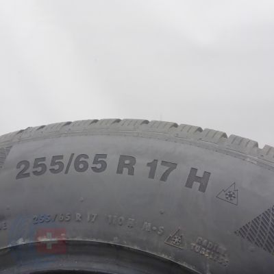 8. Opony 255/65 R17 2x CONTINENTAL 110H WinterContact Ts850 P SUV Zimowe 2020