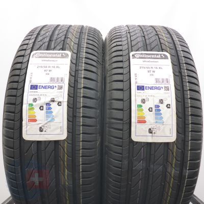 4. Opony 215/55 R16 4x CONTINENTAL 97W XL UltraContact Letnie 2024 