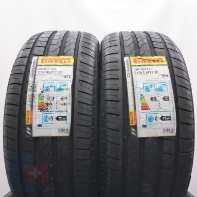 5. Opony 215/45 R17 4x PIRELLI 91V XL Cinturato P7 Letnie 2019 