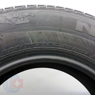 5. Opony 225/70 R15C 2x NEXEN 112/110R WinGuard WT1 Zimowe 2022 9,2mm