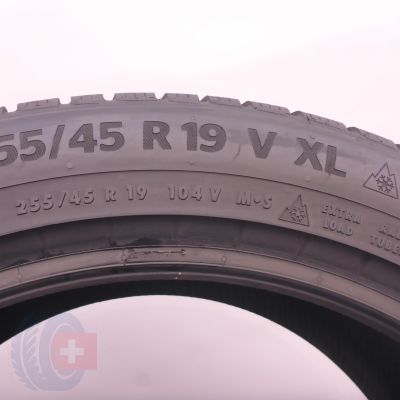 7. Opony 255/45 R19 2x CONTINENTAL 104V XL WinterContact TS 870 P Zimowe 2024 7,8-8mm