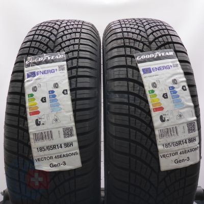 Opony 185/65 R14 2x GOODYEAR 86H Vector 4Seasons Gen-3 Wielosezonowe 2023 Nieużywane 